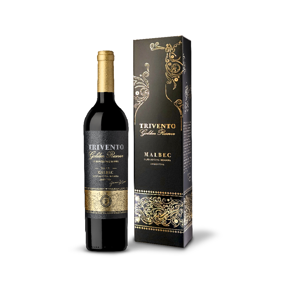 Trivento Golden Reserve Malbec con estuche